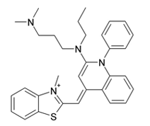 Структурная формула красителя Sybr Green